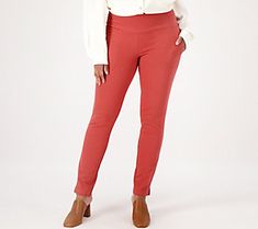 Okay, ready for this fashion inspo? These super-comfy stretch denim pants (obvi!), leather ankle booties, and a tucked-in tie-up blouse. How chic is that? We know, so chic. From Women with Control®. Spring Business Casual Pull-on Bottoms, Fall Bottoms With Pull-on Style And Tapered Leg, Comfort Stretch High-waisted Pants For Fall, Mid-rise Pants For Everyday Fall Wear, Everyday Mid-rise Pants For Fall, Fall High-waisted Comfort Stretch Pants, Chic Everyday Bottoms For Spring, Fall Comfort Stretch Tapered Leg Bottoms, Elegant Everyday Bottoms For Spring