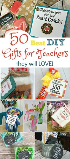 the top 50 best gifts for teachers they will love with their teacher's day gift ideas