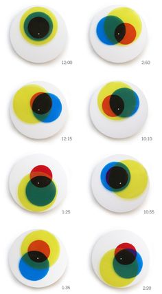 several different types of eyeballs are shown in various colors and sizes, including blue, yellow, red, green