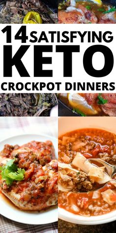 Easy Low Carb Crockpot Meals, Keto Crock Pot Meals, Low Carb Crockpot Meals, Juicy Chicken Recipes, Crockpot Dump Meals, Recipes Pork Chops, Slow Cooker Tomato Soup, Low Carb Slow Cooker Recipes, Low Carb Crockpot