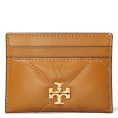 Tory Burch Ladies Card Case. SKU: 154993-200. Size: H: 2.9" x L: 3.9". Tory Burch Diamond Quilt Leather Kira Card Case. The Kira card case is made from soft quilted napa leather, and features beveled Double T hardware, five exterior card slots. Outer: Nappa Leather 100%. Versace Watch, Fine Pens, Fragrance Gift, Cheap Gifts, Fragrance Gift Set, Denim Shoes, Crossbody Messenger Bag, Mini Handbags, Diamond Quilt