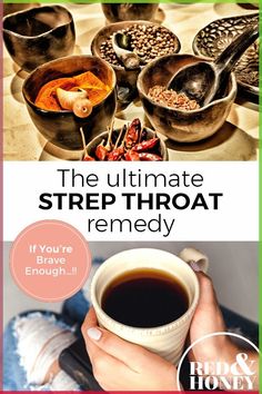 This strep throat remedy sounds crazy, but the author actually used it to cure (diagnosed!) strep throat while pregnant and wanting to avoid antibiotics. This natural home remedy alternative worked incredibly well! #sore #throat #strepthroat #remedy Home Remedy For Cough, Natural Healing Remedies, Natural Sleep Remedies, Natural Antibiotics