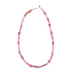 Add a touch of girly and unique to your outfit with our Pink Beaded Necklace. Each necklace is handmade with funky glass beads, making it cute and one-of-a-kind. Stand out from the crowd with this fun accessory. Pink Beaded Necklace, Beads Making, Stand Out From The Crowd, Your Outfit, Glass Beads, Beaded Necklace, Beads, Glass, Pink