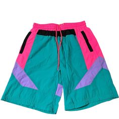 Men Smoke Rise Beach Shorts Size L Multicolor Summer Outdoor Shorts, Green Athletic Shorts For Streetwear In Summer, Summer Green Athletic Shorts For Streetwear, Green Athletic Shorts For Summer Streetwear, Summer Shorts For Beach Season And Streetwear, Summer Shorts For Streetwear And Beach Season, Summer Beach Shorts For Streetwear, Summer Beach Season Streetwear Shorts, Multicolor Swim Trunks For Summer Outdoors