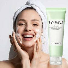 Centella Tea Trica Foam 4.22 Fl.oz 125ml Cleansing Care And To Prone Skin Features: cleansing care for skin problems and a functional ingredient that provides to -prone skin. - High cleansing power excessively secreted sebum, which is the main cause of skin problems. - waste that has accumulated on the skin to make the skin feel fresh and clean. + CICA = TEA-TRICA - Contains tree-leaf , formula. These ingredients care for the overall skin condition. , a ingredient for problematic skin! - Contain Quotes About Meeting People, Skincare Routine For Glowing Skin, Routine For Glowing Skin, All World, Skin Condition, Natural Skin Care Routine, Skin Problems, Skin Conditions, Clean Skin