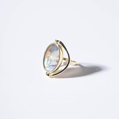 Diameters: 18.7 mm Weight: 8.5 g Plating Material: 18k Gold Decoration: Mother-of-pearlGold plated on Jewelry brass/silverDelivered in Zinfu Fine Jewelry Package. Modern Gold Moonstone Ring For Formal Occasions, Polished Mother Of Pearl Wedding Rings, Gold Cabochon Moonstone Ring, Elegant Gold Opal Cabochon Ring, Elegant Gold Moonstone Cabochon Ring, Modern Gold Oval Opal Ring, Classic Mother Of Pearl Round Rings, Classic Mother Of Pearl Rings, Gold Opal Ring With Polished Finish