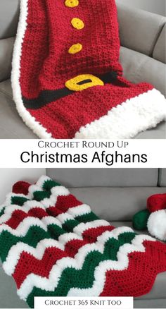 Looking for a big crochet Christmas project? Your search is over! #crochet #crochet365knittoo #crochetpattern #crochetchristmas #christmascrochet #crochetchristmaspattern #crochetafghanpattern #crochetblanketpattern #crochetchristmasafghan #crochetchristmasblanket #crochetchristmasafghanpattern #crochetchristmasblanketpattern #crochethomedecor #crochethomedecorpattern #crochetchristmashomedecor Santa Suit Crochet Blanket, Crochet Santa Blanket Free Pattern, Crochet Christmas Afghan Patterns Free, Crochet Santa Blanket, Crochet Christmas Blankets, Christmas Afghan Patterns, Crocheted Afghans Free Patterns, Christmas Afghans Crochet Patterns Free, Crochet Christmas Afghan