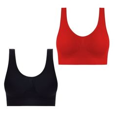 Wycnly Sports Bras for Women 2pcs Plus Size Comfort Breathable Push up Compression Workout Bralettes Ladies Seamless Pullover Wireless Bras Seamless Bra Summer Saving Bras PLEASE NOTE: Our clothes all are designed for Asian figure,which means would be smaller than normal US sizes Colors may be slightly different depending on computer and monitor settings. Please check the Size Chart before order. If you are not sure the size, please send message to us. Product Description: Season:Spring,Summer,F Womens Bra, Wireless Bras, Fashion Everyday, Red Bra, Bra Size Charts, Summer Savings, Plus Size Activewear, Women's Sports, Seamless Bra