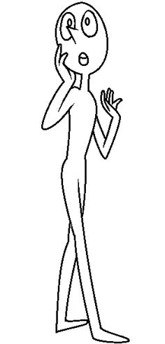 an image of a cartoon character talking on the phone with his hand up to his ear