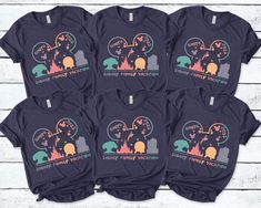 Walt Disney World Family Shirts, Family Of 4 Disney Shirts, Disney Family T Shirts, Make A Wish Disney Trip Shirts, Family Disney Shirts Ideas, Disney Tshirts Family Vacations, Disney Trip Shirts Family, Disney World Shirts Family, Family Disney Outfits