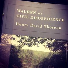 a book about civil disobedience by henry david thoreau is open to the public