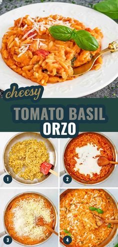 how to make cheesy tomato basil pasta