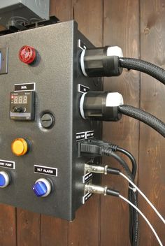 the control panel is connected to two different wires