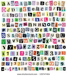 the alphabet is made up of many different letters