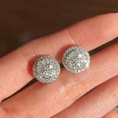 ad eBay - Find many great new & used options and get the best deals for 2.50Ct Round Lab-Created VVS1/D Diamond Holo Stud Earrings 14K White Gold Plated at the best online prices at eBay! Free shipping for many products! Formal Round Cluster Earrings Fine Jewelry, Fine Jewelry Cubic Zirconia Round Cluster Earrings, Diamond White Round Cluster Earrings For Formal Events, Luxury Round Cut Cluster Earrings For Anniversary, Luxury Cluster Earrings For Anniversary, Formal Diamond Earrings, Anniversary Brilliant Cut Cluster Earrings, Luxury Cluster Earrings With Vvs Clarity For Anniversary, Anniversary Round Brilliant Cut Cluster Earrings