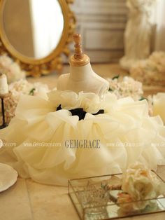 10% off now|Free shipping world-wide. Champagne Ruffled Ballgown Organza Toddler Flower Girl Dress Elegant at GemGrace. Click to learn our pro custom-made service for wedding dress, formal dress. View #FlowerGirlDresses for more ideas. Dress Elegant, Elegant Dresses