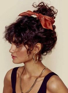 Occasion Hair, Instagram Hairstyles, Cute Curly Hairstyles, Fringe Hairstyles, Long Bob Hairstyles, Penteado Cabelo Curto