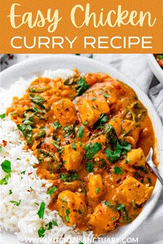 two bowls filled with rice and chicken curry