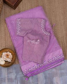 A lovely lilac organza beads work saree is all that you need to woo the eyes. A subtle Lilac foundation is adorned with sequins work butta embraced into a self border carrying sequin-bead work for an absolute delight. A self blouse with sequin-bead work on the neck and hands is accompanied. Unstitched Purple Pre-draped Saree With Dori Work, Purple Organza Pre-draped Saree For Diwali, Traditional Lavender Chikankari Embroidery Sets, Bollywood Style Lavender Semi-stitched Saree, Bollywood Style Semi-stitched Lavender Saree, Lavender Bollywood Style Semi-stitched Saree, Purple Organza Saree With Unstitched Blouse, Bollywood Lavender Embroidered Traditional Wear, Bollywood Style Embroidered Lavender Traditional Wear