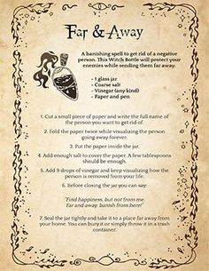 ‘Far & Away’: Jar Spell to Banish a Rival or Negative Person – Spells8 Witchcraft And Sexuality, Freya Goddess Offerings, Goddess Spells, Freyja Goddess, Incense Making, Goddess Freya, Loose Incense, Potions Recipes, Banishing Spell