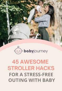 The Ultimate List Of Stroller Hacks All Parents Need To Know Car Seat Tray, Stroller Storage, Mobile Music, Stroller Straps