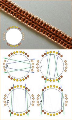 the instructions for how to make a beaded bracelet