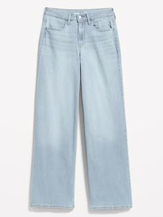 High-Waisted Wow Wide-Leg Jeans | Old Navy Old Navy Wide Leg Jeans, Cute Wide Leg Jeans, Women’s Jeans, Old Navy Outfits, High Rise Wide Leg Jeans, Shirts For Teens, Old Navy Jeans, Outfit Inspo Casual, Loose Jeans