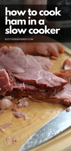 how to cook ham in a slow cooker