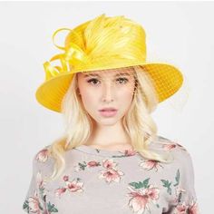 Style No : [467306] H2342-Ye Color : Yellow Size : One Size Looped Petal Mesh Veil Braid Hat Size: One Size / Adjustable Inner Band Crw: 22.5" D: 13.75" H: 4" Fitted Gold Summer Hat, Gold Brimmed Spring Hat, Spring Gold Flat Brim Straw Hat, Gold Flat Brim Straw Hat For Spring, Spring Gold Brimmed Mini Hats, Gold Brimmed Mini Hats For Spring, Adjustable Yellow Hats For Royal Ascot, Gold Wide Brim Mini Hat For Spring, Adjustable Yellow Hat For Royal Ascot