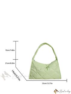 Bird in Bag - Minimalist Solid Color Womens Shoulder Bag Casual Square Baguette Bag For Errands, Solid Casual Rectangular Baguette Bag, Casual Solid Color Rectangular Baguette Bag, Casual Solid Rectangular Baguette Bag, Trendy Solid Rectangular Hobo Bag, Spring Solid Color Hobo Bag For Daily Use, Spring Daily Use Hobo Bag, Bag Minimalist, Bird In Bag