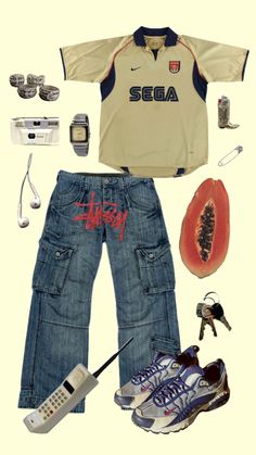 Heisei Retro Outfit, Cottagecore Male Outfits, Old School Fashion, Baggy Clothes, Guys Clothing Styles, Teenage Boys