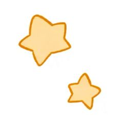 two yellow stars on a white background