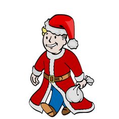 an image of a cartoon santa clause