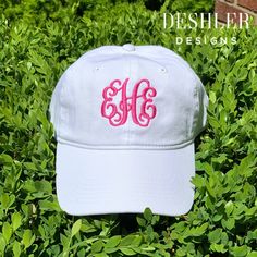 Monogrammed Hat, Monogram hat, monogram cap, monogram baseball cap You will love these baseball hats! Super soft cotton and also super cute!! Choose your color hat, font, and any color monogram to make it yours! Perfect for a girls trip or bridesmaids gift! Thank you for shopping with Deshler Designs! Customizable White Dad Hat One Size Fits Most, Customizable White Snapback Hat For Baseball Season, White Curved Brim Baseball Cap As Gift, White Curved Brim Baseball Cap As A Gift, Personalized Baseball Cap With Curved Bill For Baseball Season, Customizable White Hat With Curved Bill, White Curved Brim Baseball Cap Gift, White Personalized Casual Snapback Hat, White Curved Bill Baseball Cap As Gift