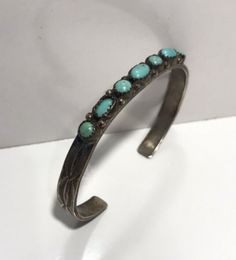 Wide Bracelet, Navajo Turquoise, Vintage Navajo, Cuff Bangles, End To End, Ear Jewelry, American Indian, Cuff Bracelet, Vintage Men