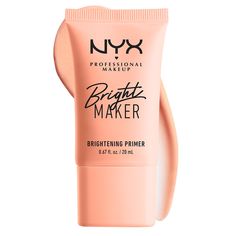 NYX Professional Makeup- Infused with papaya extract, this brightening primer delivers instant and all-day brighter looking skin while improving and extending makeup wear. Nyx Primer, Too Faced Primer, Radiance Skin, Tinted Primer, Papaya Extract, Nyx Makeup, Fruit Water, Easy Makeup, How To Apply Foundation