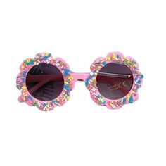 *Listing is for ONE pair of sunglasses* -Fits approximate age range from 3Y-12Y -UV 400 protection Playful Multicolor Sunglasses For Spring, Playful Multicolor Sunglasses With Gradient Lenses, Fun Multicolor Plastic Sunglasses, Playful Multicolor Polarized Sunglasses, Playful Multicolor Tinted Lens Sunglasses, Playful Multicolor Tinted Sunglasses, Playful Party Sunglasses With Polarized Lenses, Playful Polarized Sunglasses For Party, Playful Pink Polarized Sunglasses