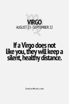 a white poster with the words virgo written in black on it, against a white background