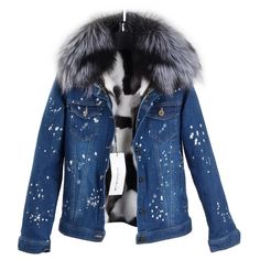 Revamp your winter wardrobe with this essential women's denim jacket, an absolute must-have for a perfect blend of coziness and style. The single-breasted closure ensures both comfort and elegance, while the captivating raccoon dog fur collar adds a unique flair to your style. Tailored for winter, this jacket comes complete with a hood and full sleeves. Invest in these chic essentials to effortlessly elevate your cold-weather fashion.SpecificationsBrand Name: GeraldBlack Age: MIDDLE AGEThickness: Wool LinerStyle: Office LadyOrigin: Mainland ChinaCN: JiangsuFabric Type: COTTONSeason: WinterPattern Type: SolidMaterial: FurMaterial: Genuine LeatherMaterial: Fox FurMaterial: Raccoon Dog FurDecoration: FurType: SlimClothing Length: ShortModel Number: mmk1117Collar: With Raccoon Dog Fur CollarCl Denim Jacket Winter, Raccoon Dog, Fur Collar Jacket, Justice Clothing, Jean Jacket Women, Cold Weather Fashion, Collar Jacket, Womens Parka, Denim Coat Jacket