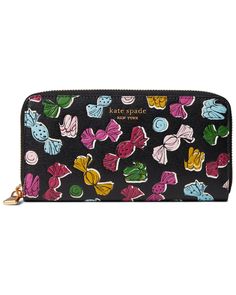 Kate Spade New York Bon Bon Candy Print Zip Around Continental Wallet | Zappos.com Multicolor Wallet With Removable Pouch As Gift, Multicolor Wallets With Removable Pouch For Gift, Multicolor Travel Wallet With Card Slots, Multicolor Travel Wallet With Interior Card Slots, Multicolor Travel Wallets With Card Slots, Multicolor Rfid Blocking Bags For Daily Use, Multicolor Daily Use Bags With Rfid Blocking, Multicolor Bifold Travel Bag, Elegant Multicolor Wallet For Daily Use