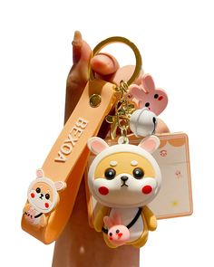 PRICES MAY VARY. Kawaii Cute Keychain : Shiba Inu pendant keychain, super cute and stylish, will makes your keys eyes catching and bring good luck and good mood to your life, very nice for Christmas, new year, birthday, graduation and Valentine gift for both boys and girls. Exquisite Keychain Gift : Can be used as keychain, decorations, toys. Cute pattern type. It is very suitable for school, office, home use, and can also be used as a gift for your children, friends or personal collection,Packe Anime Keychains, Emo Accessories, Adorable Anime, Keychain Kawaii, Kawaii Bag, Kawaii Backpack, Keychain Backpack, Stylish Iphone Cases, Pink Charm