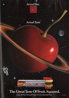 an advertisement for joju lancer's crayons featuring the saturn system