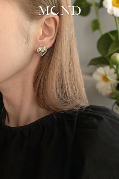 ✨ Discover timeless elegance with the Veronica Earrings! Featuring a quilted pattern heart stud design, these earrings exude simple yet sophisticated vibes. Perfect for adding a touch of chic elegance to any outfit. 💖🌸 Simple Elegant Jewelry, Chic Quilts, Stud Design, Quilted Pattern, Heart Stud Earrings, Earrings Simple, Heart Studs, Formal Attire, Heart Earrings Studs