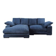 Enjoy free shipping on 2 PC Blue Corduroy Couch Large Reversible Modular Sofa from Moe's Home. Premium quality Sectionals & Modulars sale Navy Sectional, Corduroy Couch, Contemporary Sectional, Large Couch, Sectional Chaise, Buy Sofa, Modular Sectional Sofa, Soft Seating, Sofa Sale