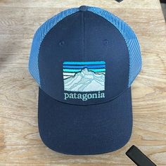 Nwt Blue Patagonia Trucker Hat. Mesh Back, And Adjustable In The Back. One Size Fits All. Blue Six-panel Hat For Outdoor, Blue Six-panel Outdoor Hat, Blue Curved Brim Hat For Hiking, Casual Blue Hat For Travel, Blue Flat Brim Hats For Outdoor, Blue Casual Outdoor Hat, Casual Blue Hats For Camping, Casual Blue Hat For Outdoors, Casual Blue Hat For Outdoor