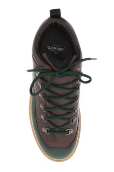 Leather Roccia Basso lace-ups by DIEMME with contrasting rubber inset and hiking-like lace-up closure. Embossed lettaring logo on the concealed togue, leather interior with removable insole, gros grain loop tab and notched rubber sole. Spare laces included. Size Info IT Color Detail Mixed colours Made In Italy Material 100% leather Season One fall Season Two winter Product shoes Brand Diemme Size And Fit Heel Height = 3 cm Jewerly Bracelets, Crossbody Tote Bag, Moon Boots, Shoes Brand, Crossbody Tote, Small Leather Goods, Leather Interior, Men Necklace, Shoe Brands