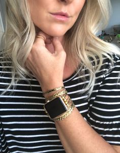 "🎉FITS ALL SERIES OF APPLE WATCH 1-6!🎉 💰 Receive 10% off your first purchase by signing up for my Newsletter! Just text YES2227 to phone number 29071 and you will receive a coupon code to use at checkout when completed! Thanks!💖 THE BOHO GLAM WRAP (available in Gold, Silver, Brown, White and Black) This Multi-toned gold snake print faux leather wrap Apple Watch Band will definitely get attention. Hope you like random strangers coming up to you asking where you got this cute band If you aren' Gold Apple Watch Band, Apple Watch Bands Fashion, Apple Watch Bands Women, Apple Watch Fashion, Rose Gold Apple Watch, Apple Watch Sizes, Apple Band, Apple Watch 1, Gold Apple Watch