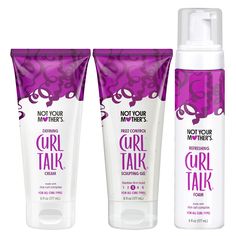 PRICES MAY VARY. HAIR GEL FOR CURLY HAIR: Curl defining gel controls frizzy hair for a flake-free, flexible-firm hold HAIR CREAM FOR CURLY HAIR: Awarded 'Best Curl Definer' by 2022 Cosmopolitan Readers' Choice Beauty Awards; Curl defining cream locks in hair moisture, de-frizzes hair, and adds shine to define curls HAIR FOAM FOR CURLY HAIR: Styling hair foam redefines curls, creating a flexible-hold for long-lasting shape that never hinders your curly hair's natural movement MADE WITH RICE CURL Hair Gel For Curly Hair, Hair Definition, Gel For Curly Hair, Curl Talk, Control Frizzy Hair, Curl Types, Hair Curl, Curl Defining, Curl Defining Cream