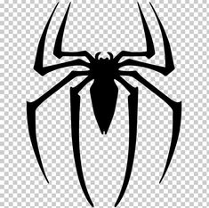 a spider logo on a transparent background