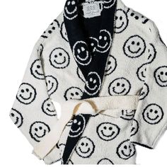 Smiley Luxe Robe Softest Robe, Soft Robes, Soft Hands, Soft Hand, Black Cream, Stay Warm, Smiley, Shed, Sleeve Length